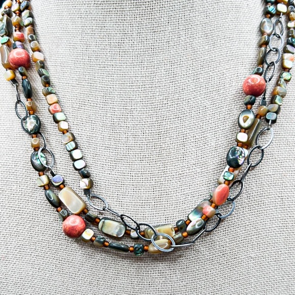 EUC SILPADA 925 Coral Fiesta Fun Necklace N1563 - Picture 7 of 7